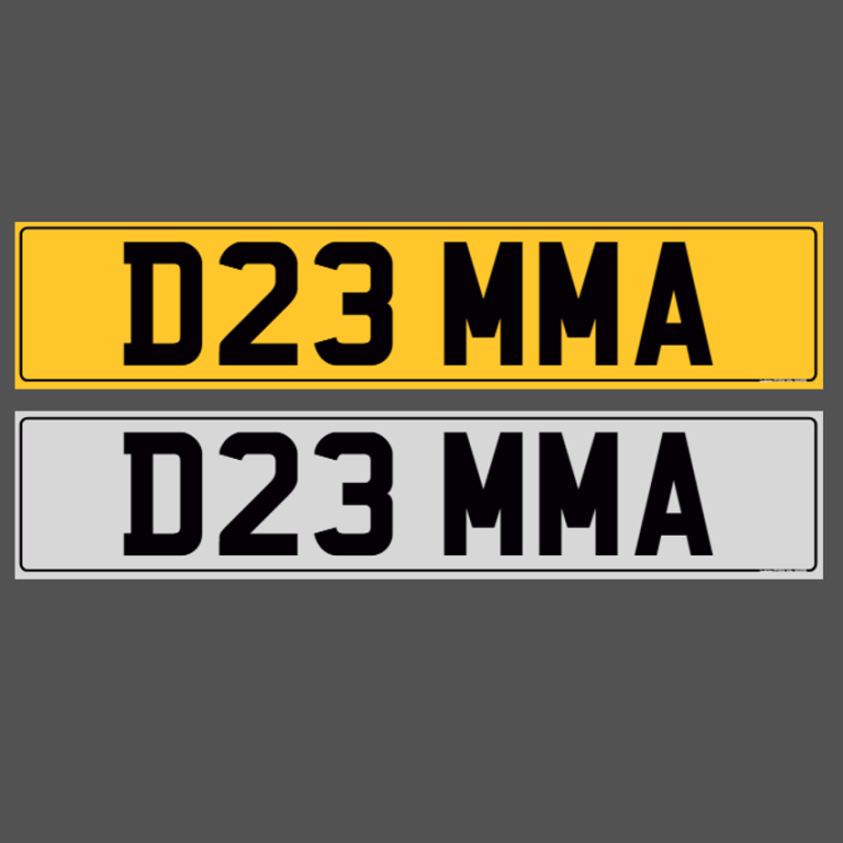 D23 MMA - Dr Emma - Cherished Registration Number Plate