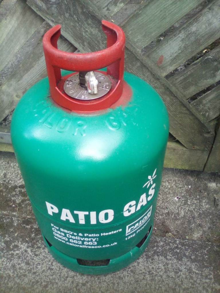 Calor Patio Gas Bottle 13kg  EMPTY Green, Good Condition
