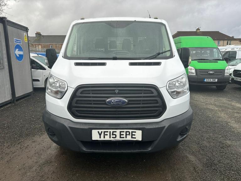 2015 Ford Transit 2.2 TDCi 125ps Double Cab Chassis 350 RWD TRW LWB ONESTOP L3H1 TIPPER CHASSIS C...