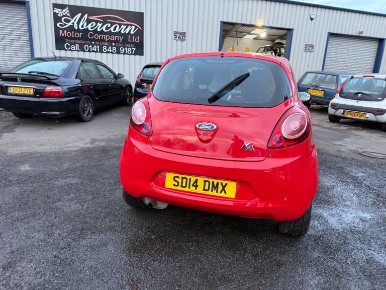 2014 Ford Ka 1.2 Zetec 79,000 Miles MOT'd September Alloy Wheels Central Locking