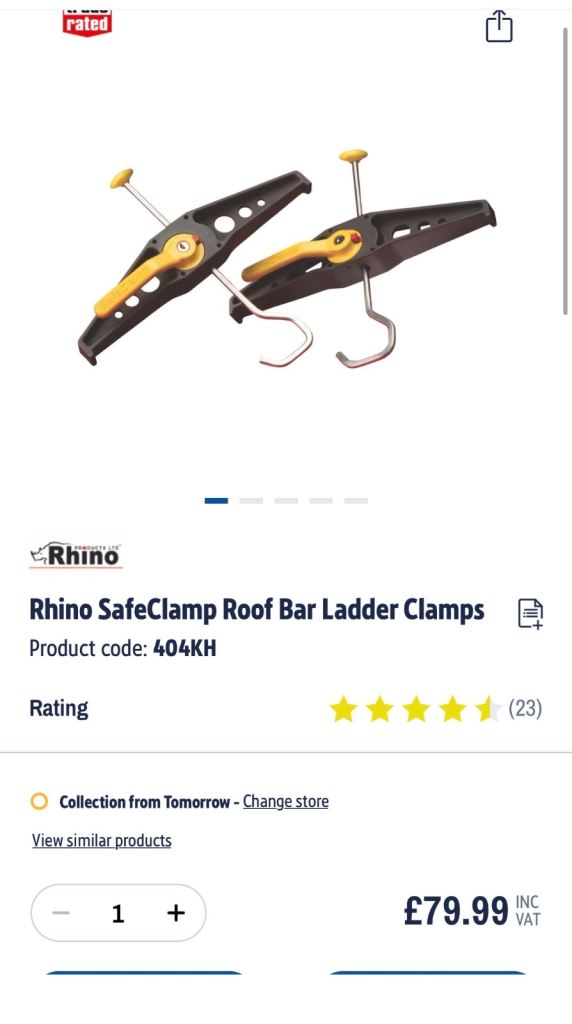Ladder clamps 