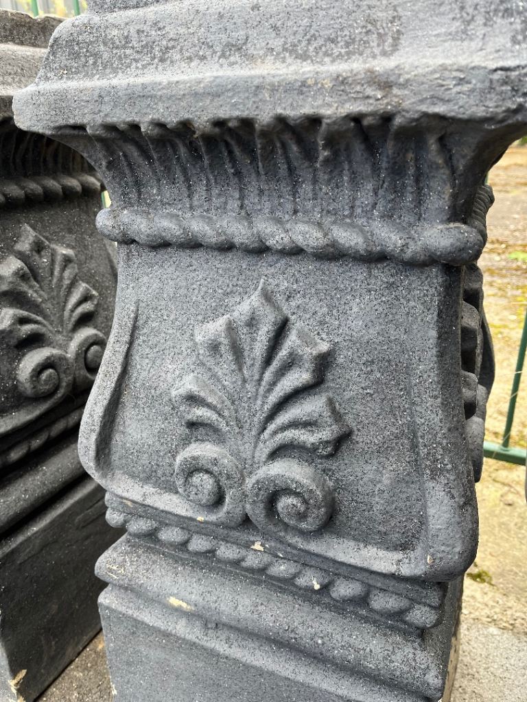 Fleur  de lys chimney pots