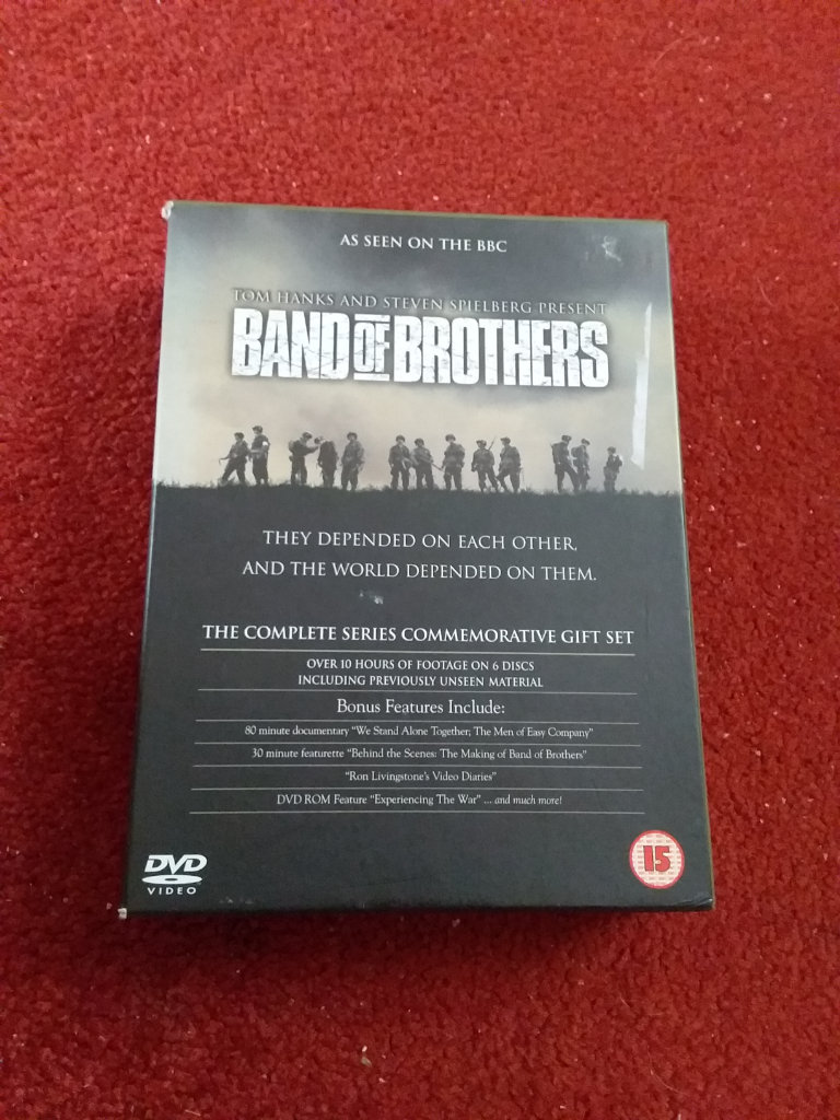 BAND OF BROTHERS COMPLETE DVD COLLECTION BOXSET.