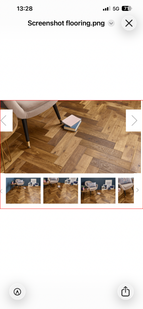 Herringbone Oak Engineered Flooring 