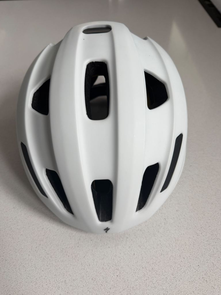White Bike Helmet
