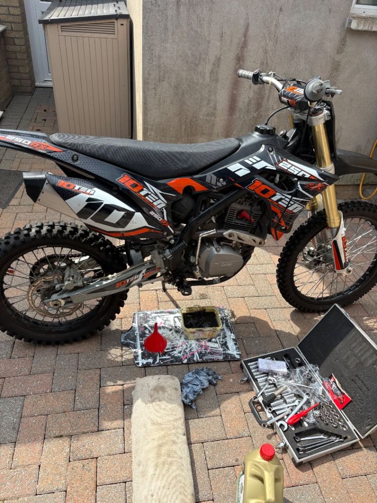 10ten 250rx dirt bike