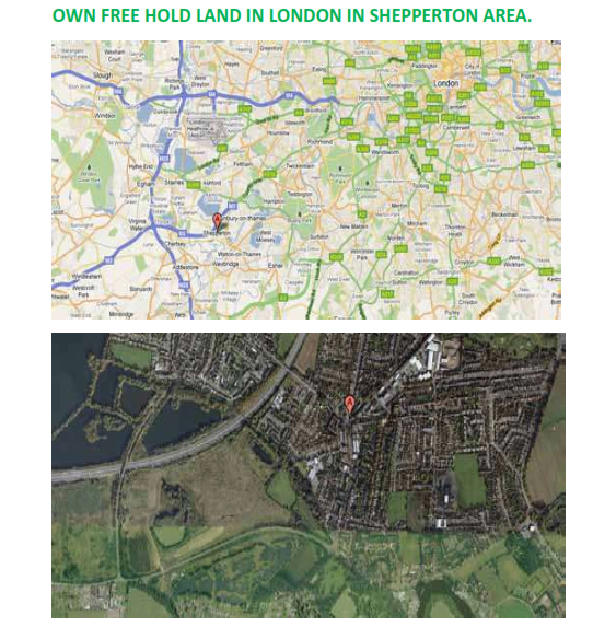 FREEHOLD RESIDENTIAL DEVELOPMENT PLOT FOR SALE Shepperton, North East Surrey | River Thames Location