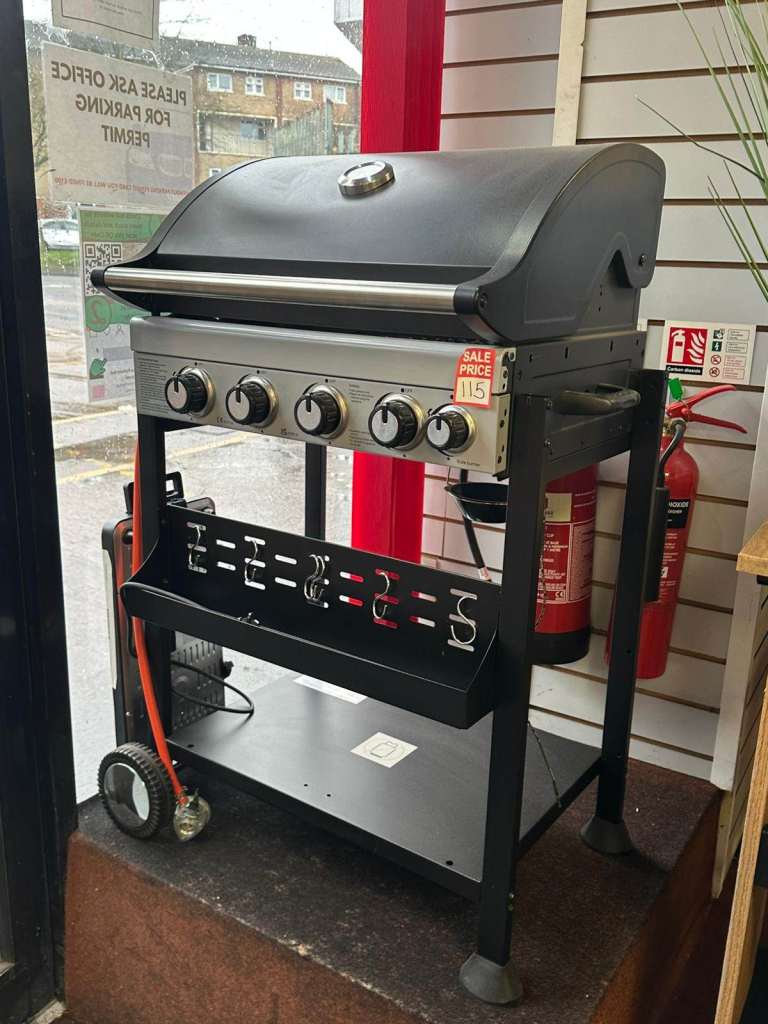 image for Deluxe 4 Burner Gas BBQ