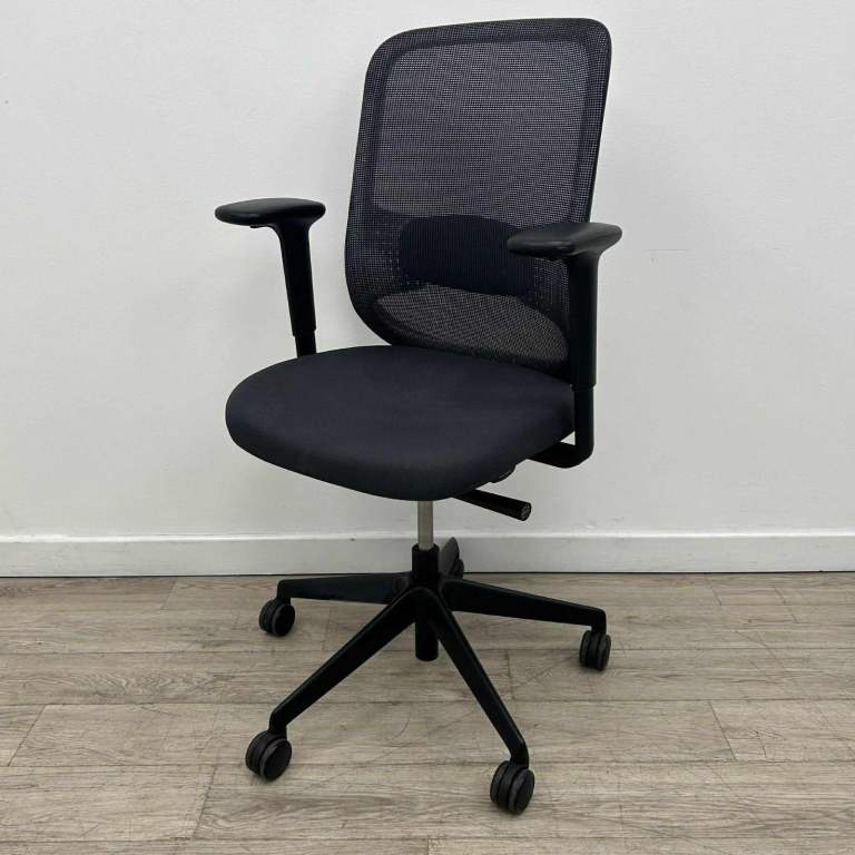 Orangebox Do Operator Chair, Adjustable, Lumbar Support, Black / White / Graphite, Swivel Base