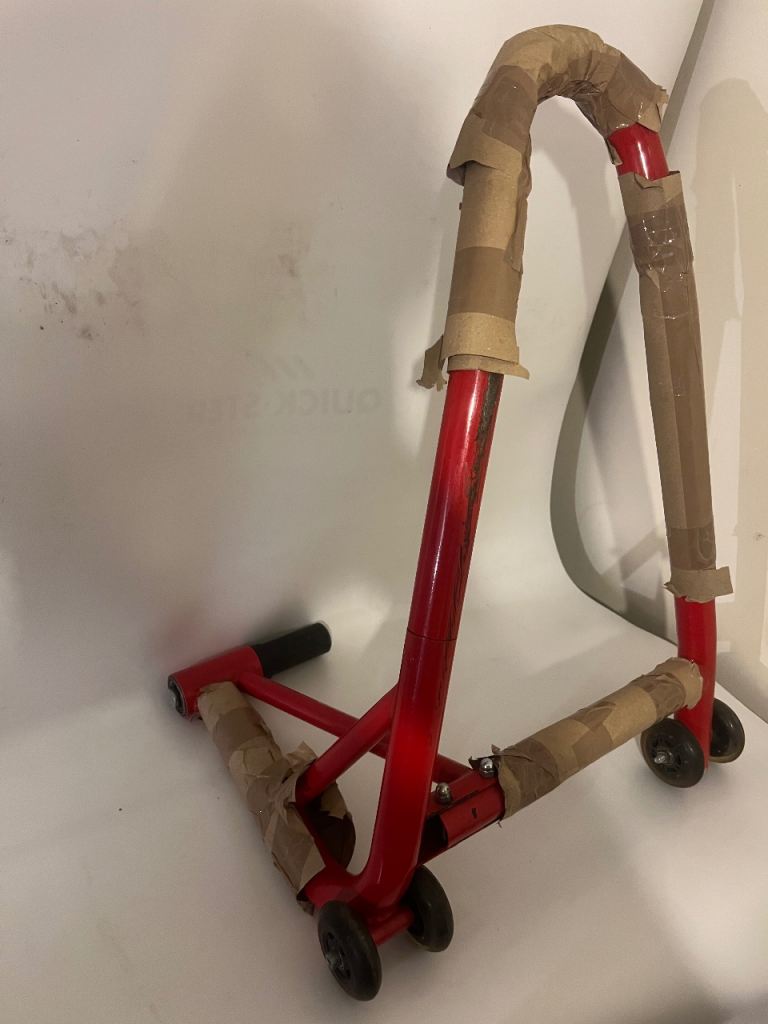 motorcycle single-sided rear swingarm paddock stand