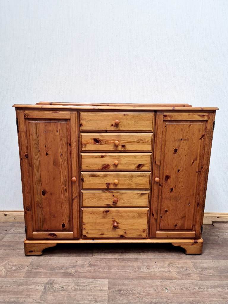 Ducal Wardrobe 2 Door Combination COMBI Wooden Wardrobe Used Furniture 