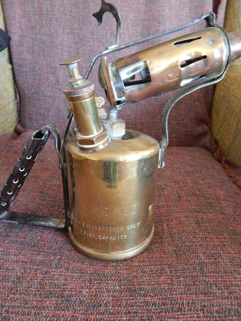 Two Vintage Brass Blowtorches