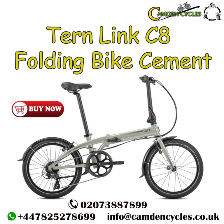 Tern Link C8 Folding Bike Cement Grey