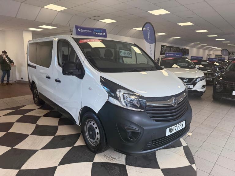 2017 Vauxhall Vivaro 2900 1.6CDTI BiTurbo 125PS H1 Combi 9 Seat MPV Diesel Manual
