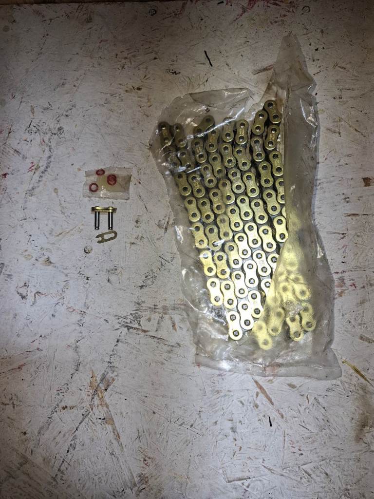 Gold link chain for cb125f 