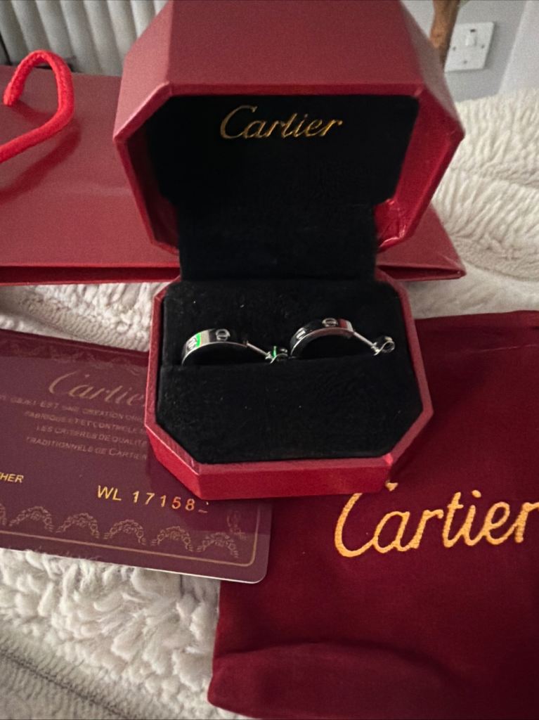 Cartier hoop earings