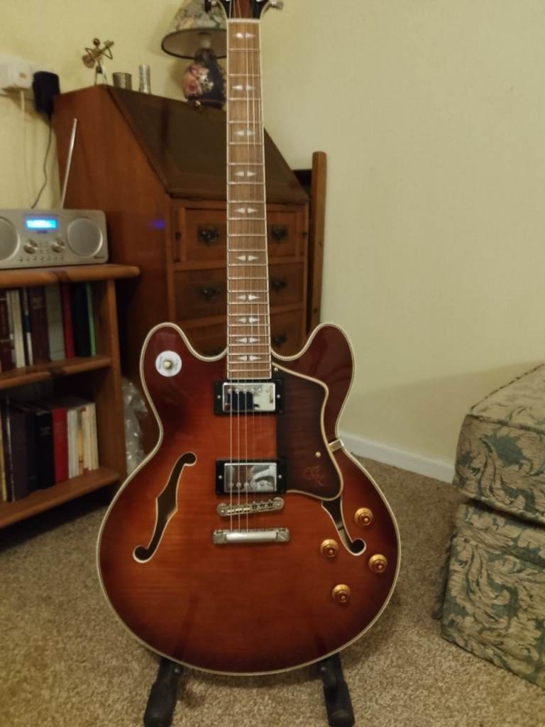 Michael Kelly Semi Hollow Guitar.