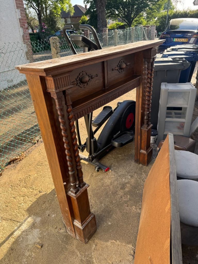 Antique Fireplace Mantle 