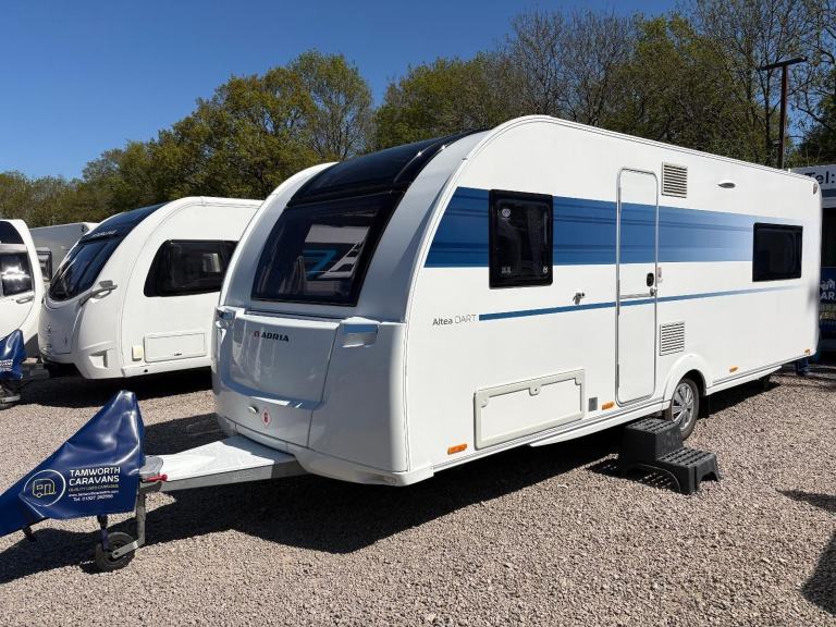 ADRIA ALTEA DART - REAR FIXED ISLAND BED CARAVAN + MOTORMOVER 