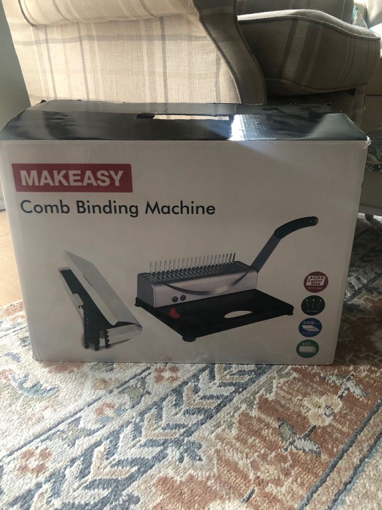 Comb binding machine & accessories 