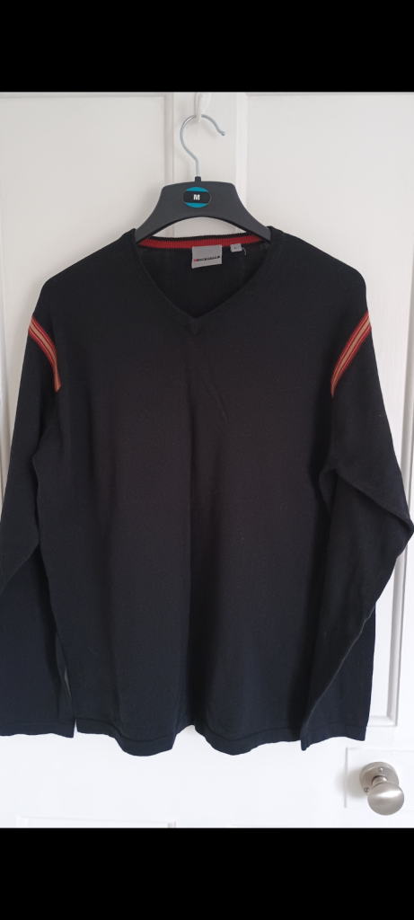Unused Ciro Citerio black v neck sweater.