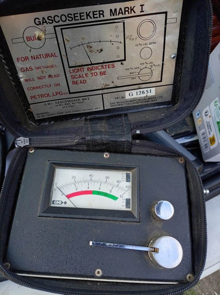 GMI Gasoseeker Mark I Gas Detector - Good Condition