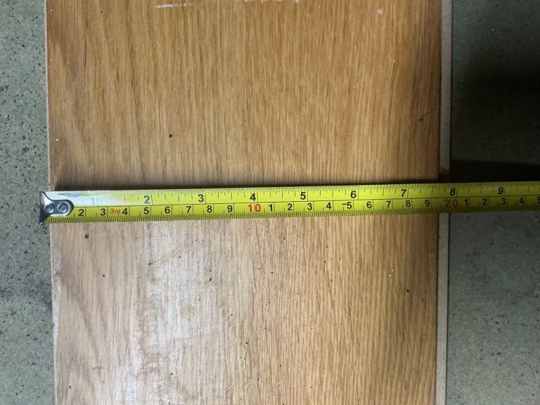 Engineered oak flooring boards 