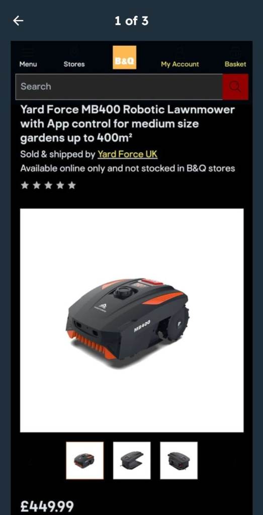 Robot mower brand new 