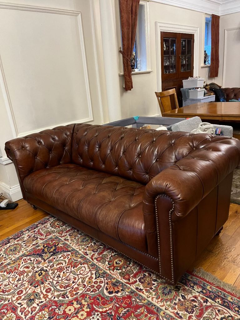 Barker & Stonehouse Leather Chesterfield £600