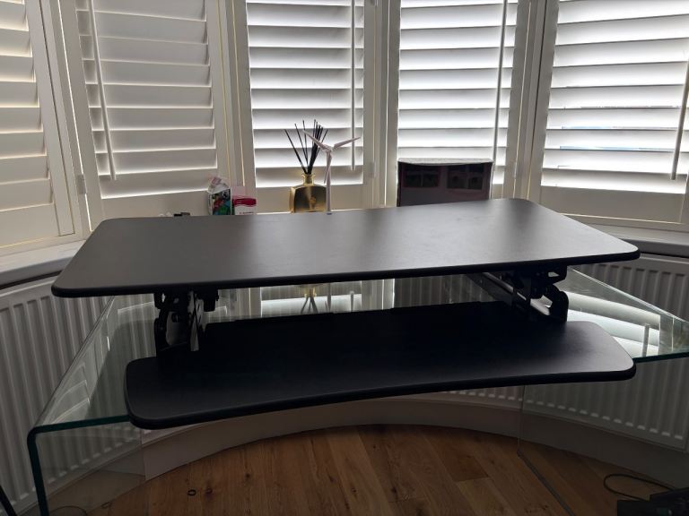 Flexispot Standing Desk Converter - Black, Good Condition