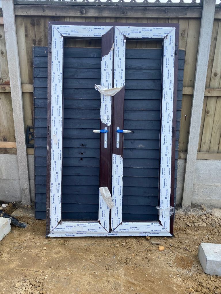 New French doors no glass 