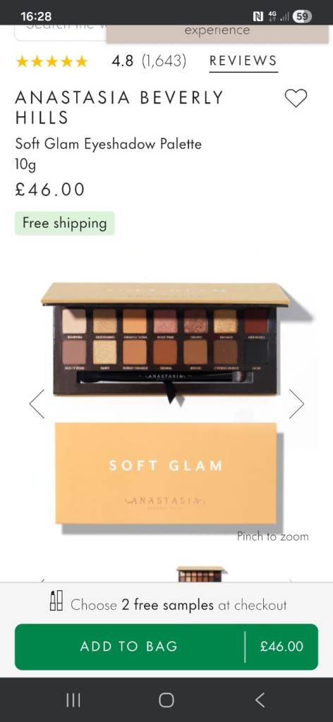 Anastasia eyeshadow palette 