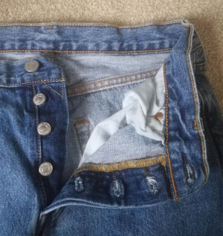 Men's Levi's Levi 501 Blue Jeans Straight Leg W30" L28"