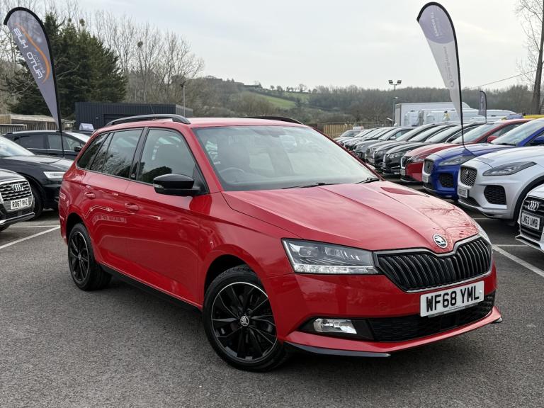 2019 SKODA FABIA 1.0 TSI Monte Carlo ULEZ Petrol Manual 5 Door Red