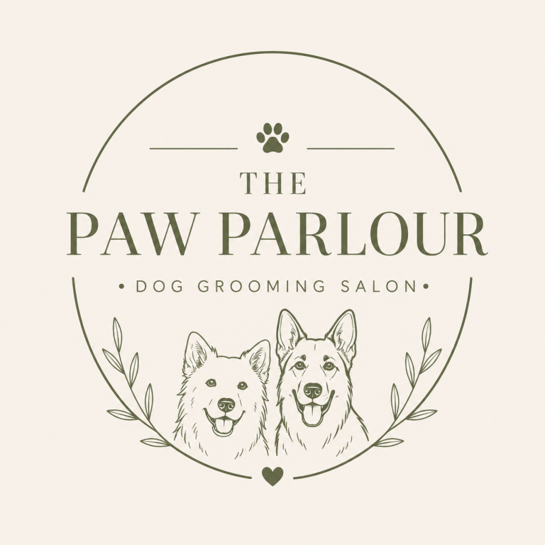 Paw Parlour Dog Grooming Salon - Established Business Logo