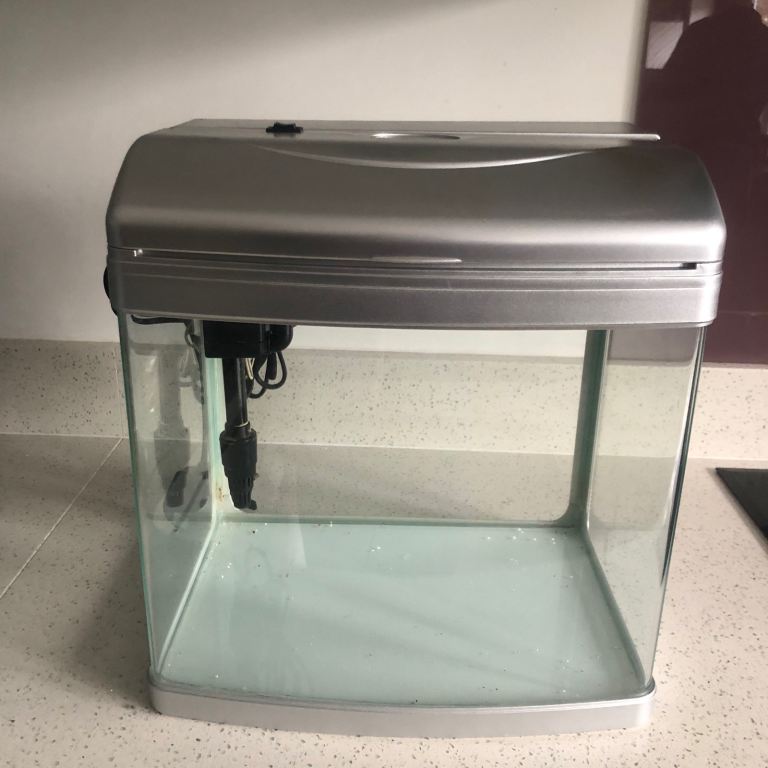 Fish tank with accessories 