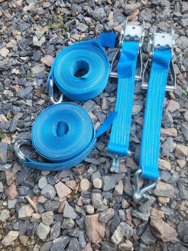 Heavy duty ratchet straps