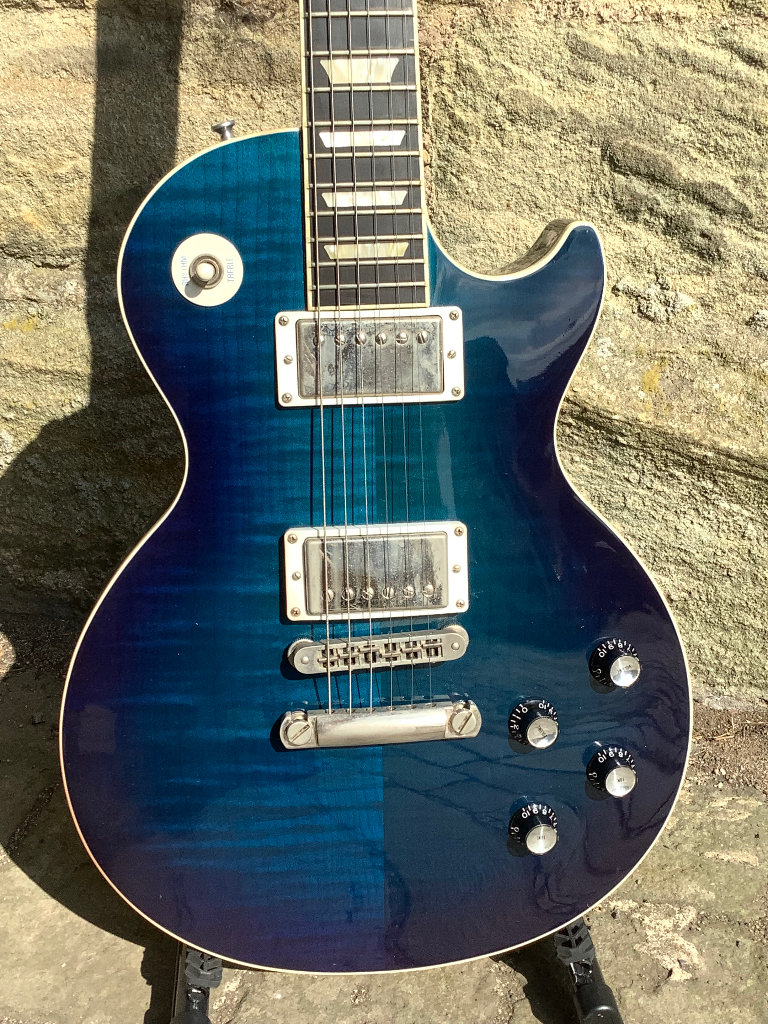 Gibson Les Paul Standard, 2005 midnight manhattan blue, limited edition 