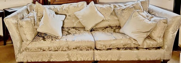 image for Duresta vantage statement sofa and ottoman foot still 