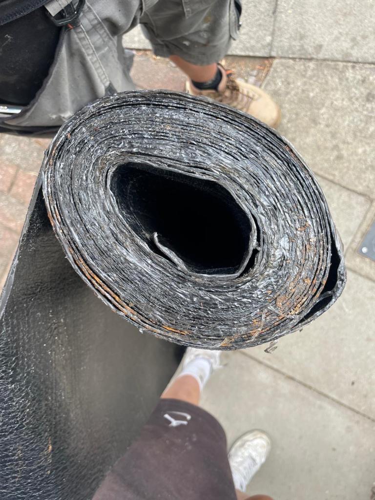 around 4 m of torch on unfelt