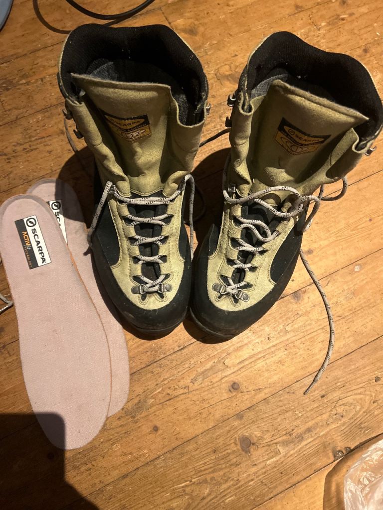 Scarpa Freney GTX B2 mountaineering boots, size 12