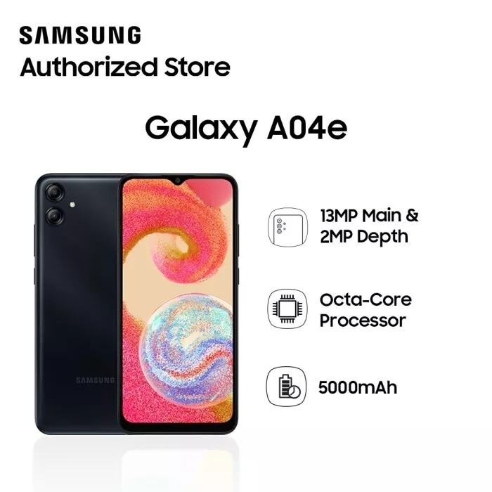 New Samsung Galaxy A04E 32GB 2022 Mobile Phone UNLOCKED DUAL SIM Smartphone NEW