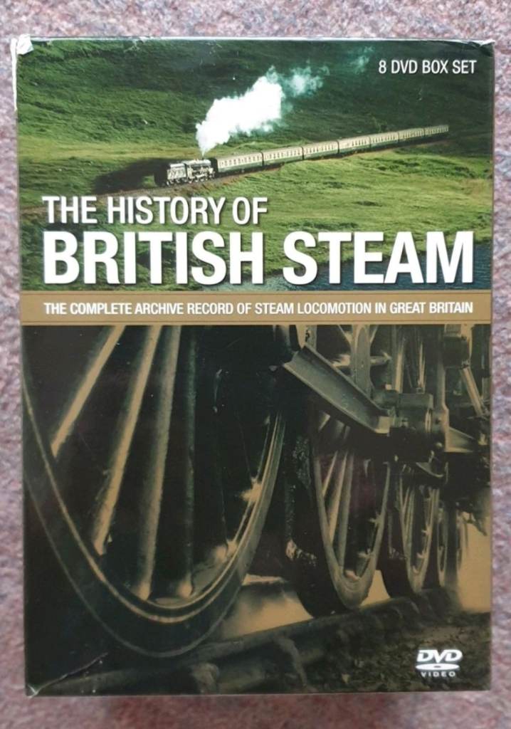 HISTORY OF BRITISH STEAM 8-DISC DVD BOXSET