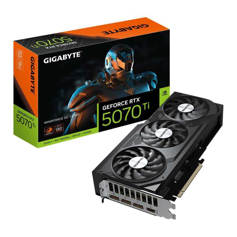Gigabyte NVIDIA GeForce RTX 5070 Ti 16GB WINDFORCE OC V2 Blackwell (BRAND NEW IN SEALED BOX)