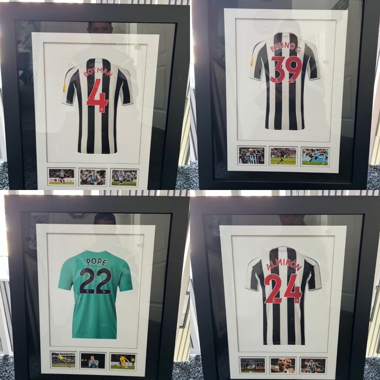 Nufc framed pictures 