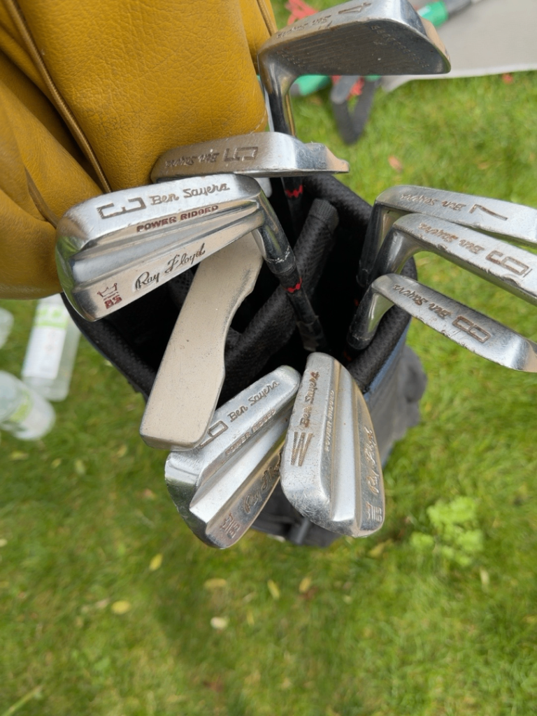 Vintage Retro Golf Club Set – Ben Sayers / John Letters – Woods, Irons & Putter