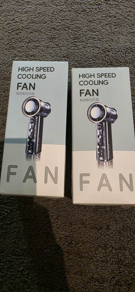 Two High Speed Cooling Fans - Brand New in Box