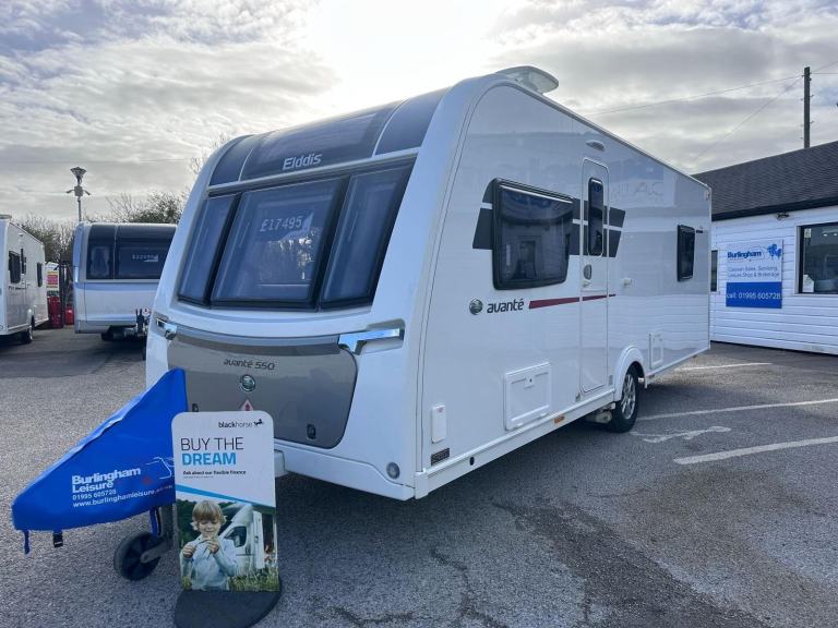 Elddis Sherwood Lightweight  Island Bed - 12 month warranty