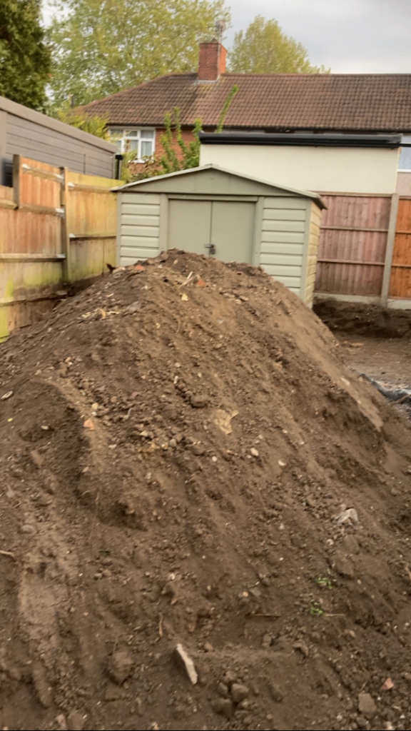 Top soil to collect 