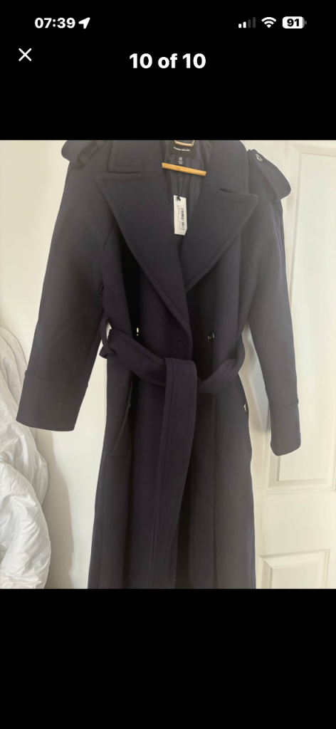 Karen millen wool coat size£100